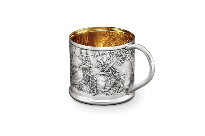Galmer Silver Bear Fairy Tale Baby Cup