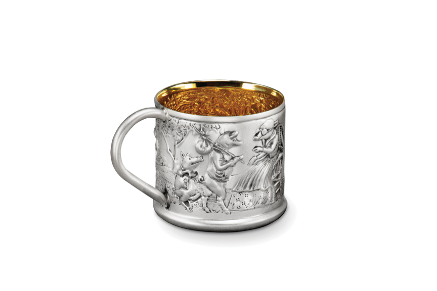 Galmer Silver Pig Fairy Tale Baby Cup