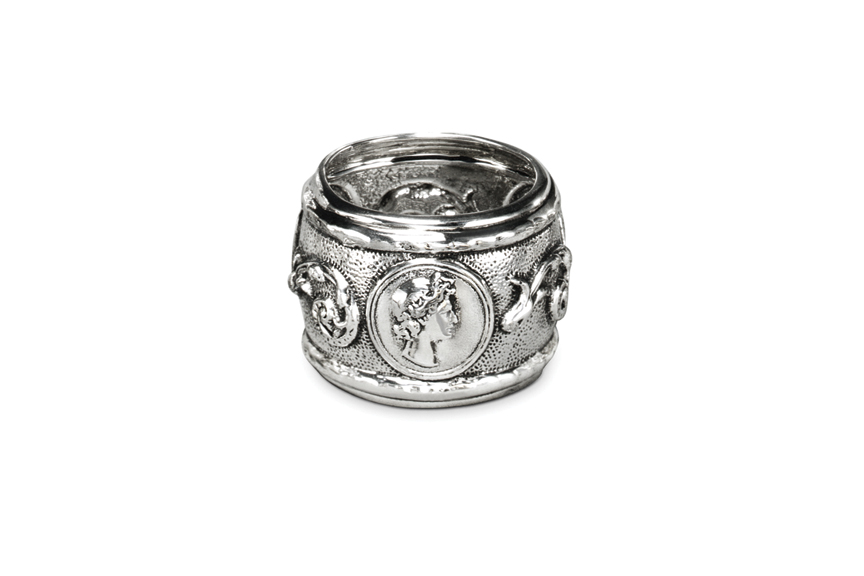 Galmer Silver Cameo Napkin Ring