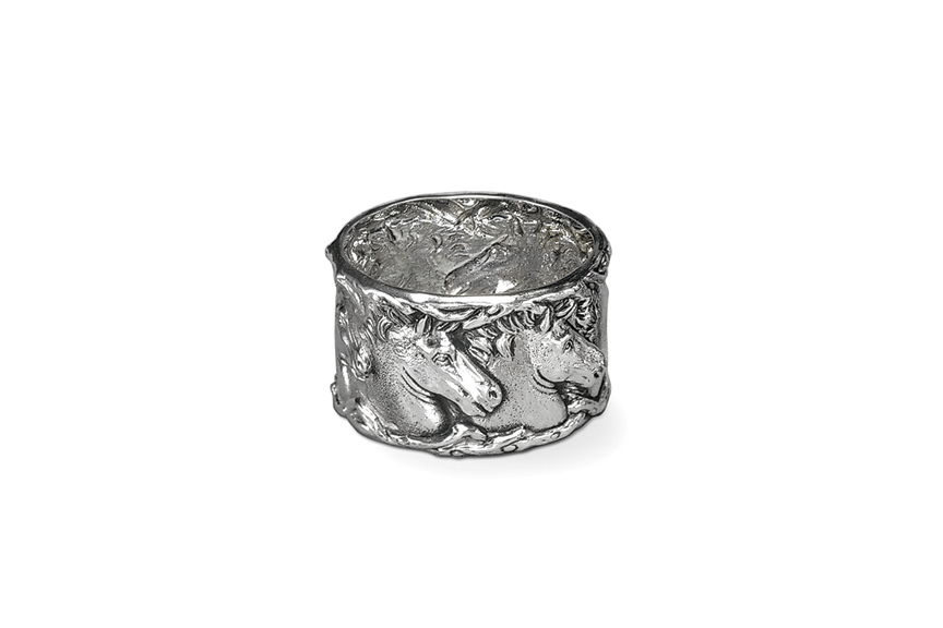 Galmer Silver Horse Napkin Ring