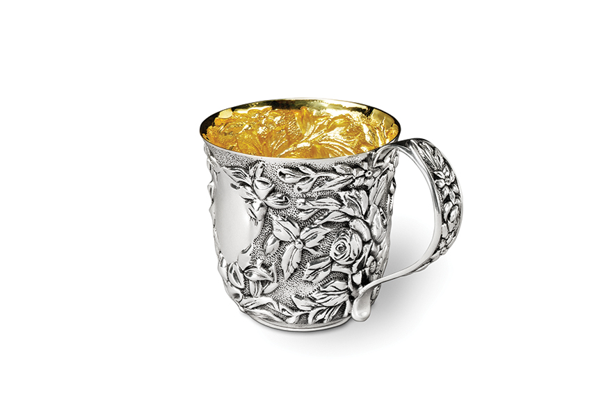 Galmer Silver Rose Baby Cup